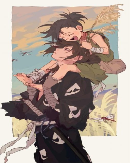 Aesthetic Dororo Manga Anime paint by numbers