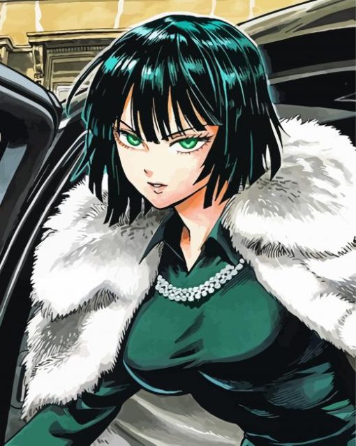 Aesthetic Fubuki paint by numbers