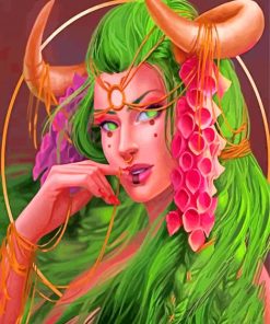 Aesthetic Taurus Woman paint by numbers