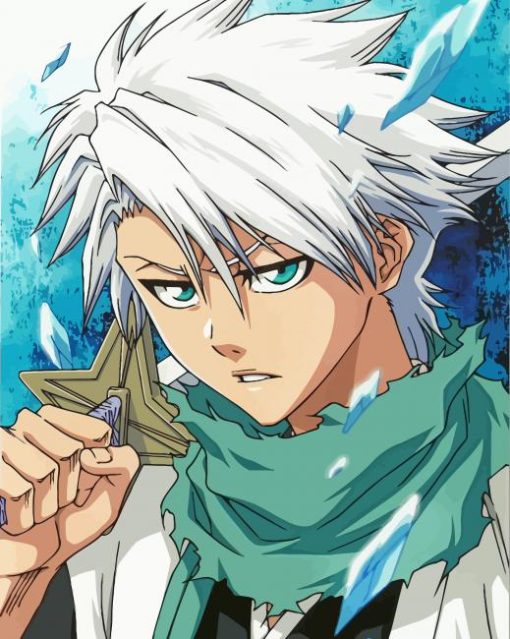 Aestehtic Toshiro Hitsugaya Manga paint by numbers