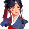 Asian Girl paint by numbers