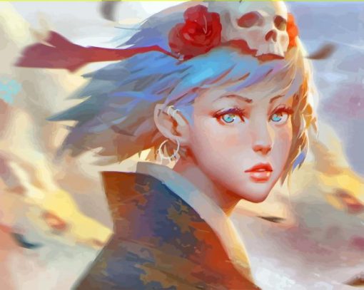 Beautiful Girl Guweiz paint by number