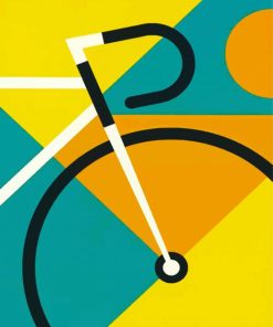 Bike Illustration paint by number