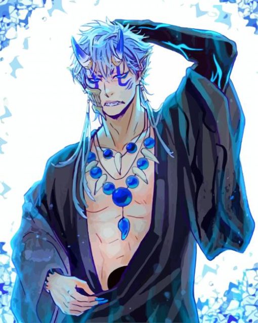 Bleach Grimmjow Jaegerjaquez paint by numbers