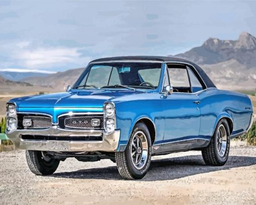 Blue Gto paint by numbers