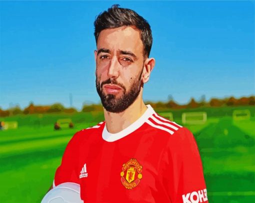 Bruno Fernandes paint by number