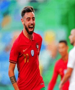 Bruno Fernandes paint by number