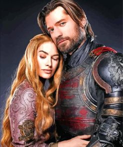 Cersei And Jaime Lannister paint by numbers