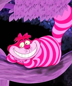 Cheshire Cat paint by numbers