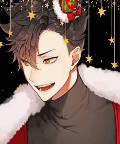 Christmas Tetsuro Kuroo paint by numbers