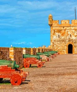 City Walls Essaouira paint by number