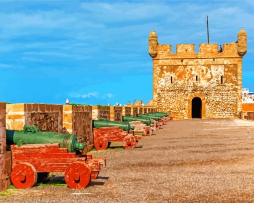 City Walls Essaouira paint by number