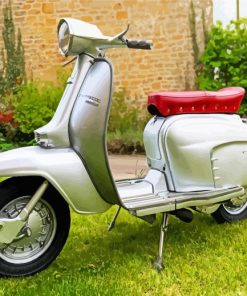 Cool Lambretta paint by numbers