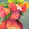 Cute Hawaiian Girl paint by numbers