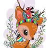 Cute Deer paint by number