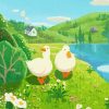 Cute Ducks Illustration paint by number