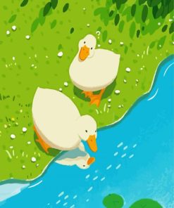 Cute Ducks paint by number