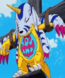 Digimon Agumon Manga Anime paint by numbers