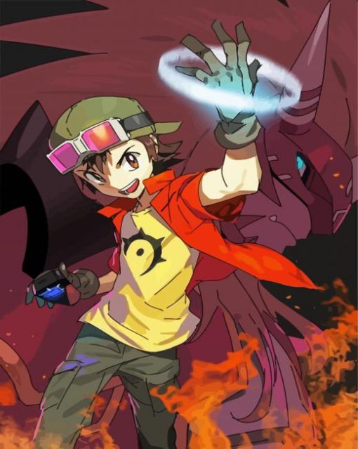 Digimon Manga Anime paint by numbers