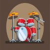 Drums And Illustration paint by numbers