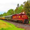 Duluth North Shore Scenic Railroad paint by numbers