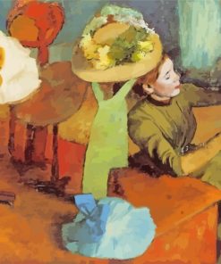 Edgar Degas The Millinery Shop paint by numbers