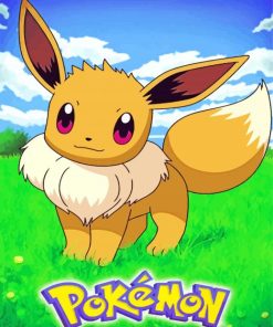 Eevee Pokemon paint by number