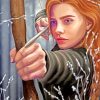 Feyre Warrior paint by numbers