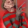 Freddy Krueger Movie paint by numbers