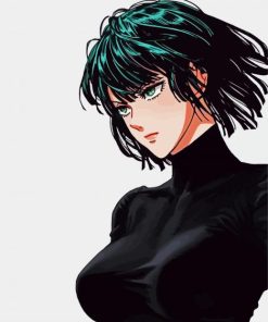 Fubuki One Punch Man Manga paint by number