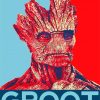 Groot Art paint by numbers