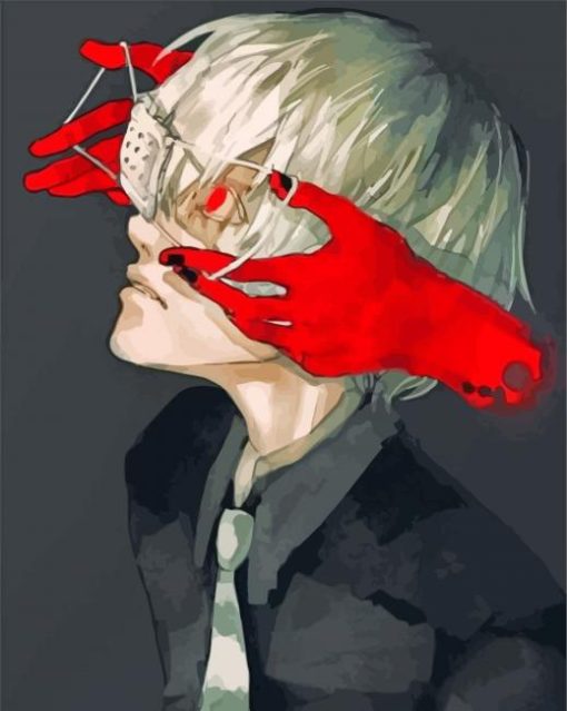 Haise Sasaki Anime Tokyo Ghoul paint by numbers