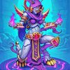 Hearthstone Game Character paint by numbers