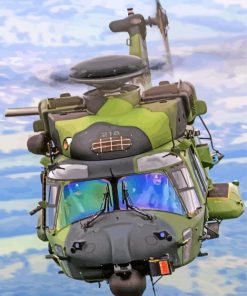 Helicopter paint by numbers