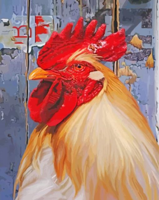 Hen Chicken paint by numbers