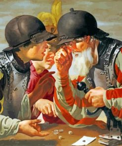 Gamblers Hendrick Ter Brugghen paint by numbers