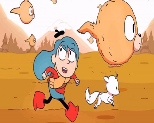 Hilda Animated Movie paint by numbers