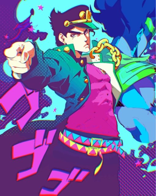 Jotaro Kujo Illustration paint by number