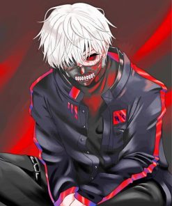 Kaneki Tokyo Ghoul paint by numbers