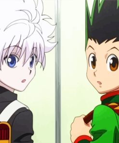 Killua And Gon Anime Characters paint by numbers