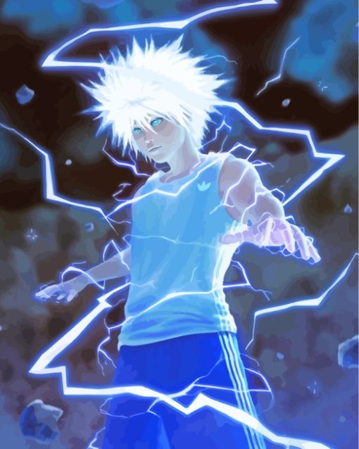 Killua Hunter x Hunter Anime Paint by numbers