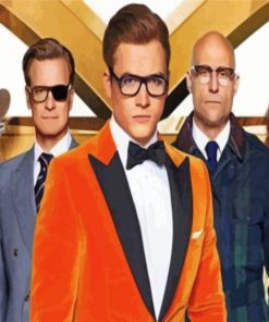 Kingsman Golden Circle Movie paint by number