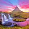 Kirkjufell Iceland paint by numbers