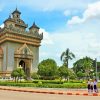 Laos Patuxay Monument paint by numbers