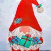 Little Santa Gnome paint by numbers