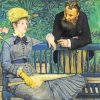 Manet In The Conservatory paint by numbers