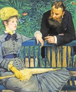 Manet In The Conservatory paint by numbers