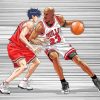 Michael Jordan Slam Dunk paint by numbers