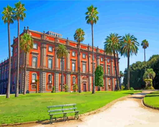 Naples Museo Real Bosco Di Capodimonte paint by numbers