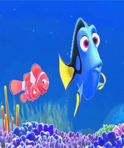 Nemo And Dory paint by numbers